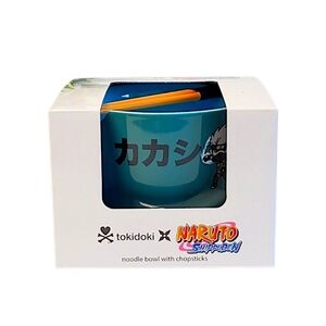 tokidoki NARUTO Shippuden Blue Noodle Bowl With Chopsticks